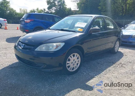 2005 Honda Civic Lx z USA, uszkodzony, nr VIN 2HGES16565H505988